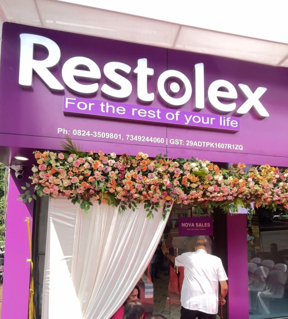 ಮಂಗಳೂರಿಗೂ ಉದ್ಯಮ ವಿಸ್ತರಿಸಿದ ರೆಸ್ಟೊಲೆಕ್ಸ್ ನೋವಾ ಸ್ಲೀಪ್ ಕಂಫರ್ಟ್ಸ್ ಸಹಭಾಗಿತ್ವದಲ್ಲಿ ನೂತನ ಮಳಿಗೆ ಶುಭಾರಂಭ